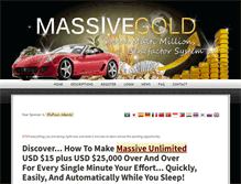 Tablet Screenshot of massivegold.com